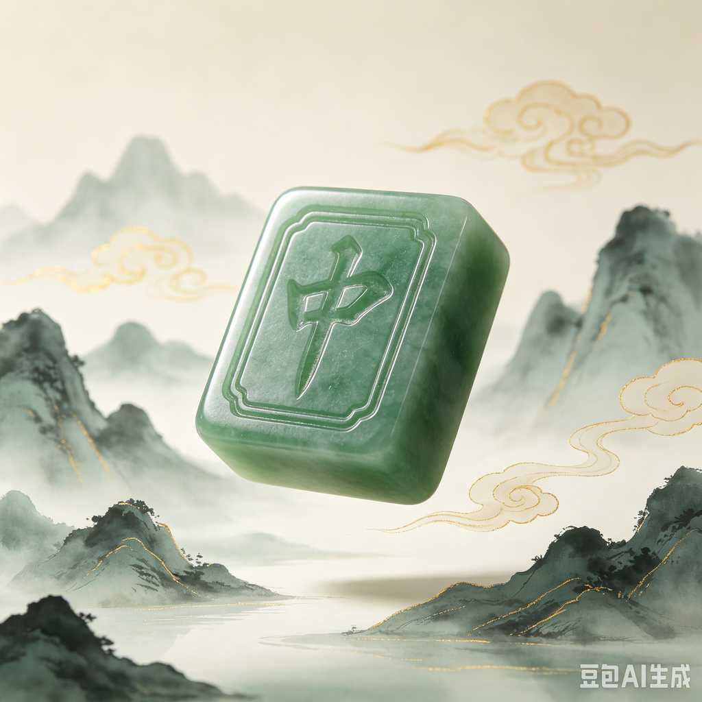 mahjong set for home entertainment
